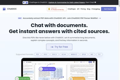 AI Chat with PDF Documents preview